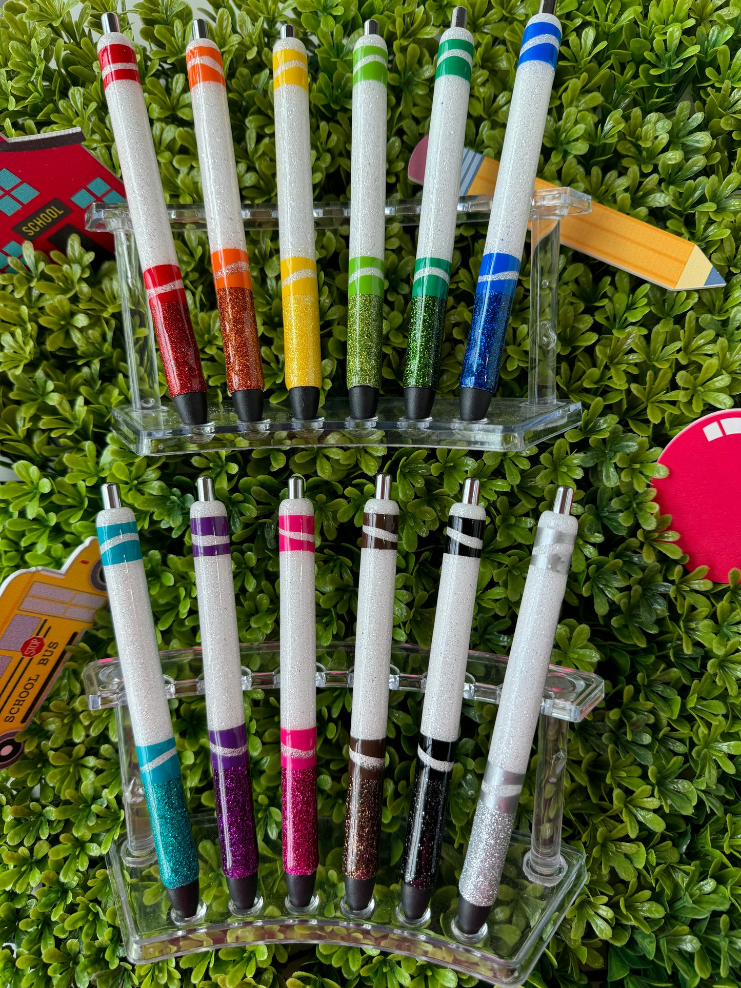 Personalized teacher epoxy pen