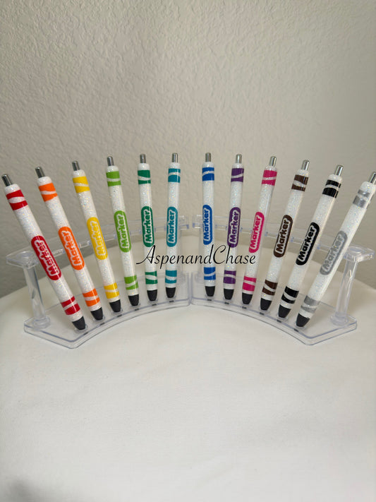 Personalized Teacher marker epoxy pen